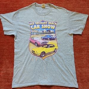 Old Orchard Beach Car Show 2018 T Shirt Size Medium Grey